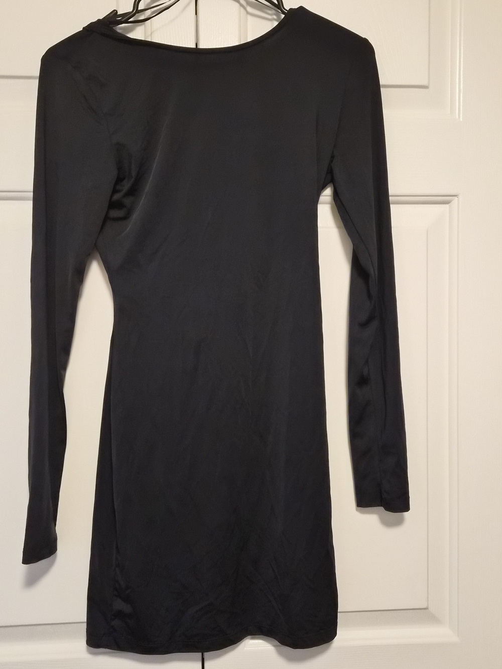 Princess Polly Black Long-Sleeve Bodycon Dress